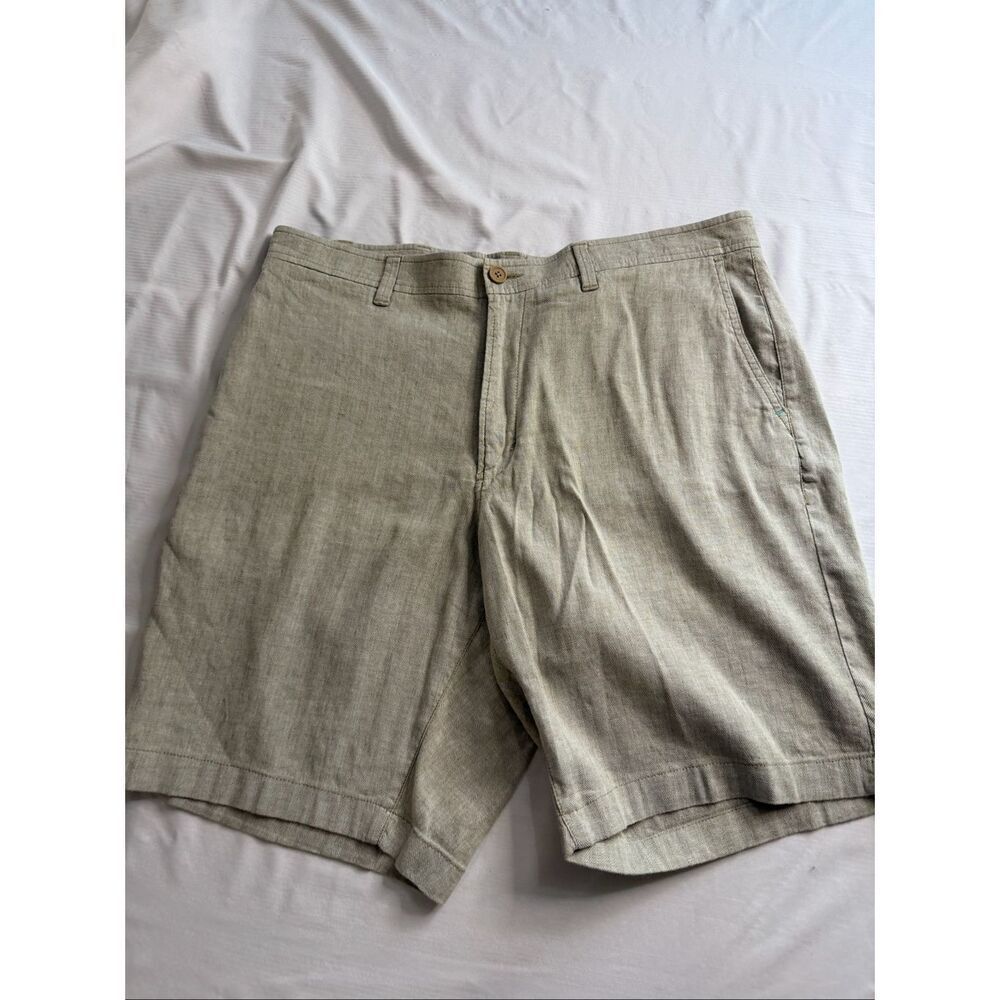 Tommy Bahama Men’s Linen Cotton Blend Shorts Size 38